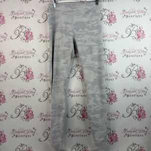 lululemon athletica leggings tights stretchy Light Gray Camo High-Rise Leggings